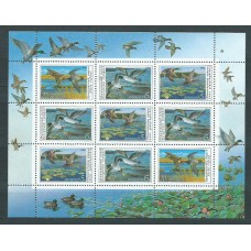 Rusia - Correo 1990 Yvert 5761/3 Hojita ** Mnh Fauna. Aves