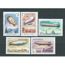 Rusia - Correo 1991 Yvert 5877/81 ** Mnh Zeppelin