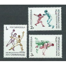 Rusia - Correo 1992 Yvert 5952/4 ** Mnh Juegos Olimpicos de Barcelona