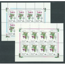 Rusia - Correo 1993 Yvert 5990/1 Minipliegos ** Mnh Flora