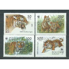 Rusia - Correo 1993 Yvert 6029/32 ** Mnh Fauna