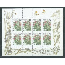 Rusia - Correo 1995 Yvert 6124 Minipliego ** Mnh Flora