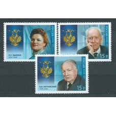 Rusia - Correo 2011 Yvert 7235/7 ** Mnh Personaje