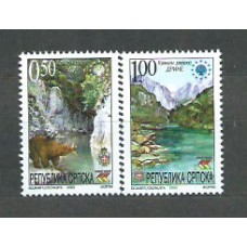 República Serbia (de Bosnia) - Correo Yvert 265/66 ** Mnh Naturaleza