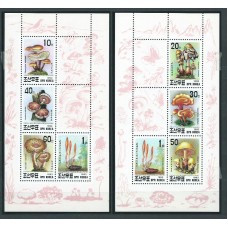 Corea del Norte - Hojas 1993 Yvert 120/21 ** Mnh  Setas