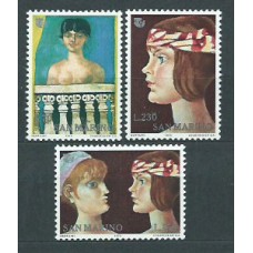 San Marino - Correo 1975 Yvert 902/4 ** Mnh Año de la mujer