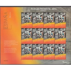 España II Centenario Correo 2014 Edifil 4878/83 (PREMIUM 5/10) ** Mnh