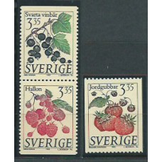 Suecia - Correo 1995 Yvert 1844/6 ** Mnh Frutas