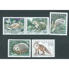 Suecia - Correo 1996 Yvert 1905/9 ** Mnh Fauna