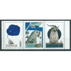 Suecia - Correo 1998 Yvert 2014/6 ** Mnh Arte moderno