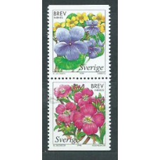 Suecia - Correo 1998 Yvert 2043/4 ** Mnh Flores