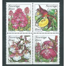 Suecia - Correo 1999 Yvert 2096/9 ** Mnh Flores