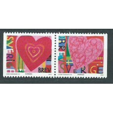 Suecia - Correo 2000 Yvert 2141/2 ** Mnh San Valentin