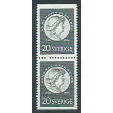 Suecia - Correo 1954 Yvert 387b ** Mnh Ana M. Lenngren poeta