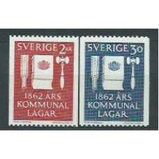 Suecia - Correo 1962 Yvert 493/4 ** Mnh