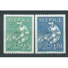Suecia - Correo 1963 Yvert 501/2 ** Mnh Deportes hockey