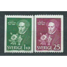 Suecia - Correo 1966 Yvert 544/5 ** Mnh Carl Jonas Love