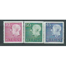 Suecia - Correo 1967 Yvert 567/9 ** Mnh Gustavo VI