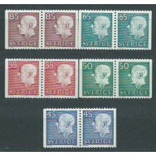 Suecia - Correo 1967 Yvert 567/9b ** Mnh Gustavo VI