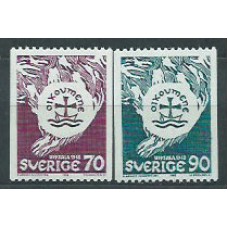 Suecia - Correo 1968 Yvert 595/6 ** Mnh