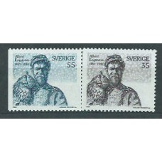 Suecia - Correo 1969 Yvert 617/8a ** Mnh Albert Engström pintor