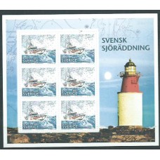 Suecia - Hojas Yvert 35 ** Mnh Barcos