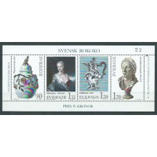 Suecia - Correo 1979 Yvert 1065/8 ** Mnh Arte rococó