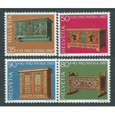 Suiza - Correo 1987 Yvert 1276/9 ** Mnh Pro patria muebles