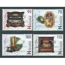 Suiza - Correo 1996 Yvert 1513/6 ** Mnh Cajas de música