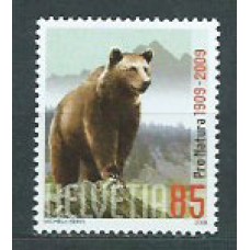 Suiza - Correo 2009 Yvert 2015 ** Mnh Fauna