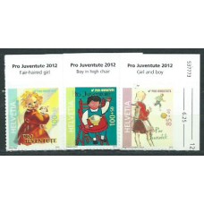 Suiza - Correo 2012 Yvert 2198/200 ** Mnh Pro infancia carteles