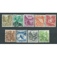 Suiza - Correo 1936 Yvert 289/97 usado