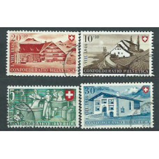 Suiza - Correo 1946 Yvert 428/31 usado