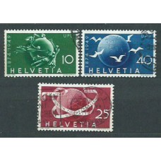 Suiza - Correo 1949 Yvert 474/6 usado UPU