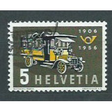 Suiza - Correo 1956 Yvert 572 usado Automóvil