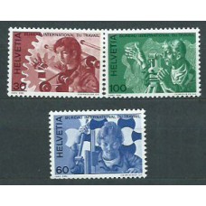 Suiza - Servicio Yvert 443/5 ** Mnh