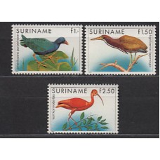 Surinam - Correo 1985 Yvert 1014/6 ** Mnh Fauna. Aves