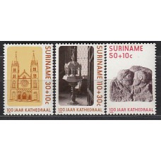 Surinam - Correo 1986 Yvert 1047/9 ** Mnh Catedral