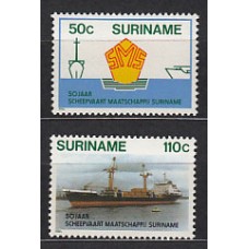 Surinam - Correo 1986 Yvert 1053/4 ** Mnh Barco