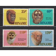 Surinam - Correo 1987 Yvert 1061/4 ** Mnh Fauna. Monos