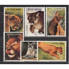 Surinam - Correo 1991 Yvert 1225/8+A,100/1 ** Mnh Fauna