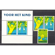 Surinam - Correo 1992 Yvert 1274/7+H,64 ** Mnh