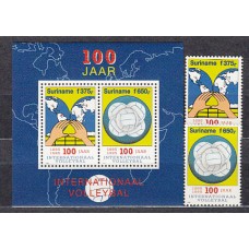 Surinam - Correo 1995 Yvert 1342/3+H,70 ** Mnh Deportes