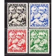 Surinam - Correo 1929 Yvert 135/8 * Mh Cruz Verde