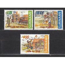 Surinam - Correo 1998 Yvert 1502/4 ** Mnh