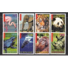 Surinam - Correo 1999 Yvert 1527/34 ** Mnh Fauna