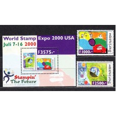 Surinam - Correo 2000 Yvert 1551/2+H,84 ** Mnh