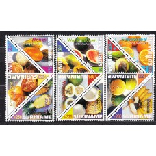 Surinam - Correo 2000 Yvert 1553/62+A,108/9 ** Mnh Flora. Frutos