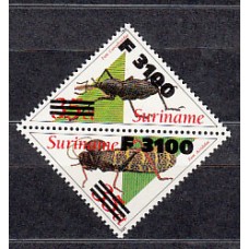 Surinam - Correo 2000 Yvert 1578/9 ** Mnh Fauna. Insectos