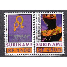 Surinam - Correo 2001 Yvert 1593/4 ** Mnh Naciones Unidas